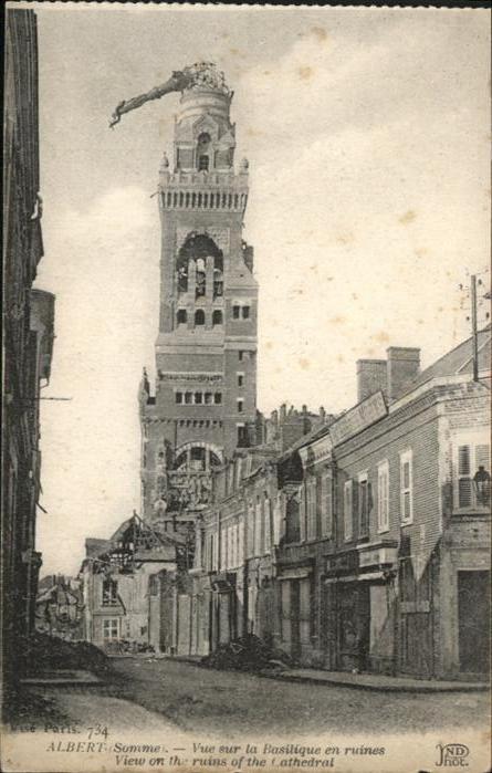 Albert Somme Basilique Ruines