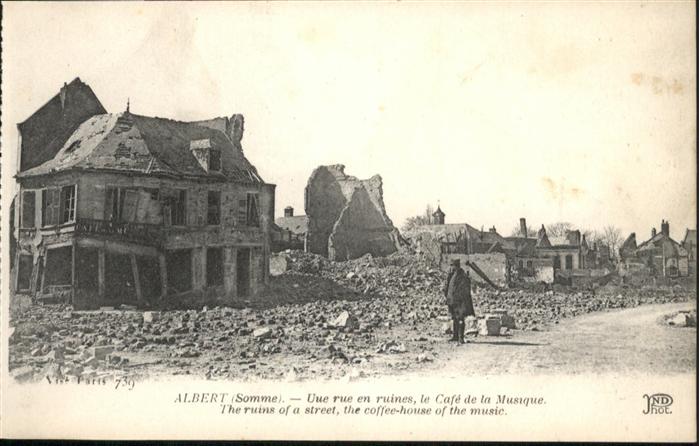 Albert Somme Ruines