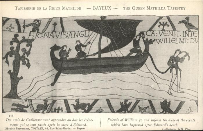 Bayeux Tapisserie Reine Mathilde Queen Mathild