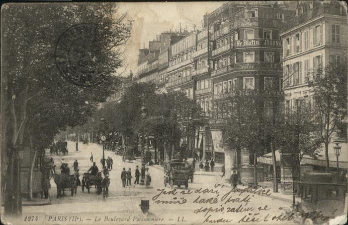 Paris Boulevard Poissonniere Ktacge

Boulev