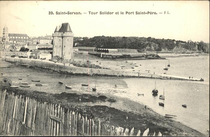Saint-Servan Ille-et-Vilaine Port Saint Pere