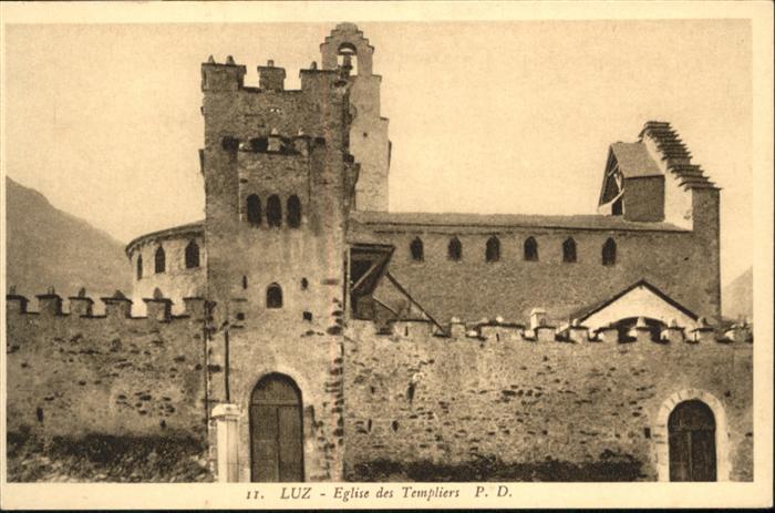 Luz-Saint-Sauveur Hautes Pyrenees Eglise des Templiers