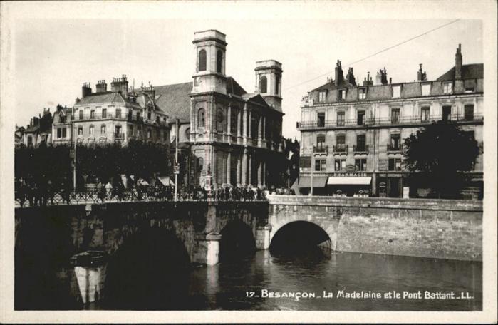 Besancon Doubs Madeleine Pont Battant