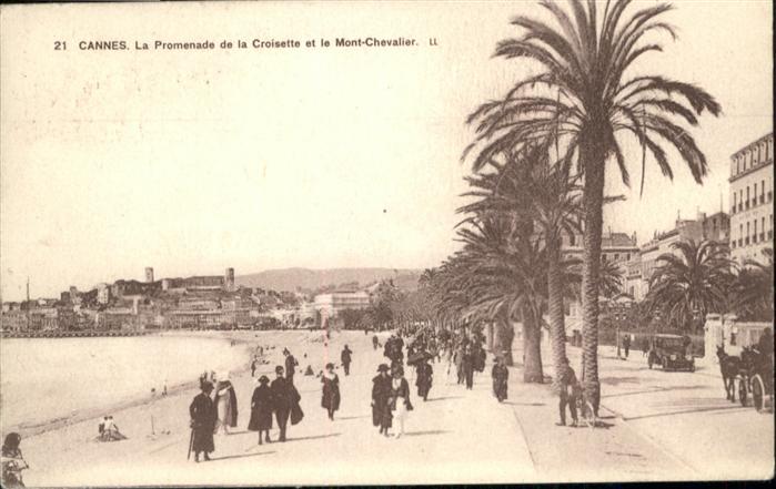 Cannes Alpes-Maritimes Promenade Mont Chevalier Kutsche