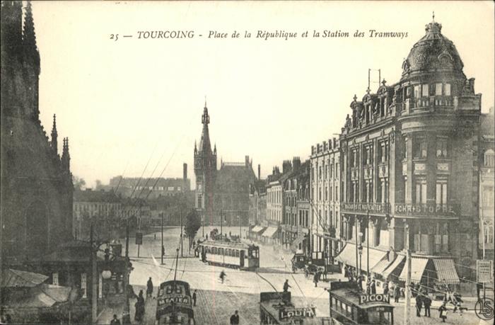 Tourcoing 59 Place Republique Station des Tramways S