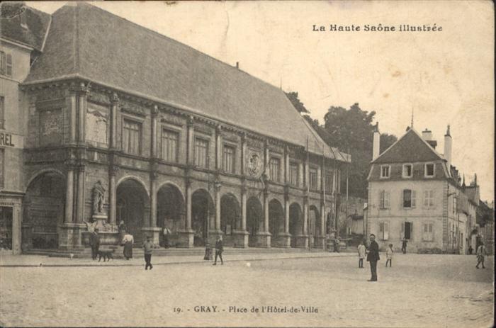 Gray Haute Saone Place Hotel de Ville