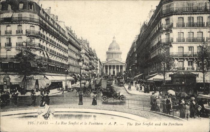 Paris Rue Souflet Pantheon