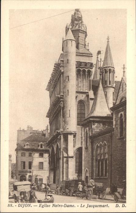 Dijon 21 Eglise Notre Dame Le Jacquemart