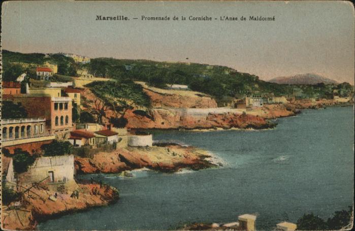 Marseille Bouches-du-Rhone Promenade Corniche