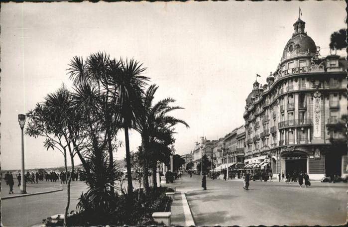 Nice Alpes Maritimes Promenade Anglais Hotel Ruhl