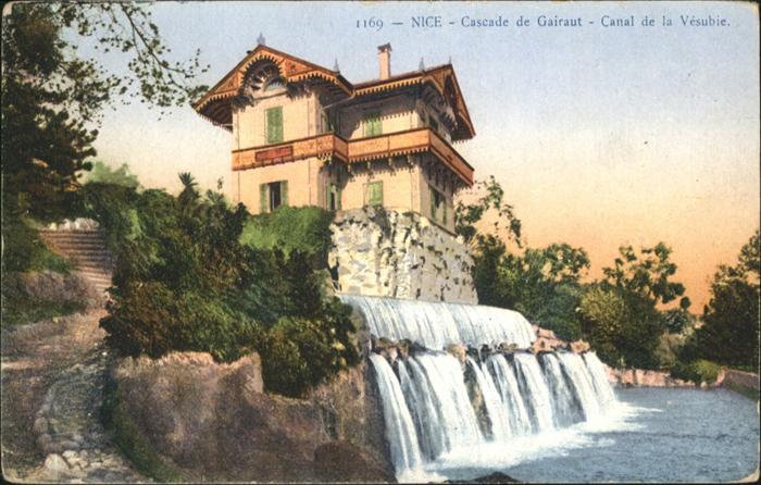 Nice Alpes Maritimes Cascade de Gairaut Canal de la Vesubie