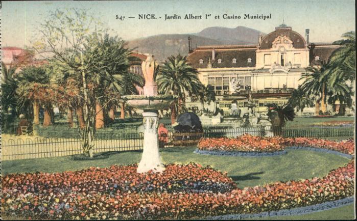 Nice Alpes Maritimes Jardin Albert Casino Municipal
