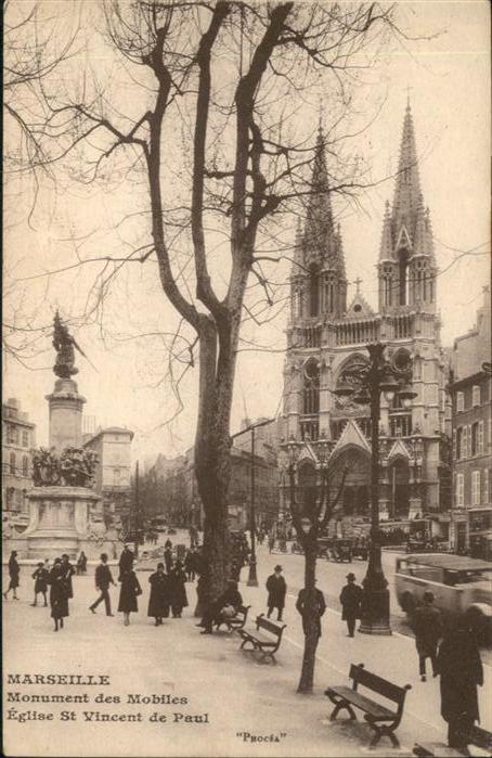 Marseille Bouches-du-Rhone Monument des Mobiles