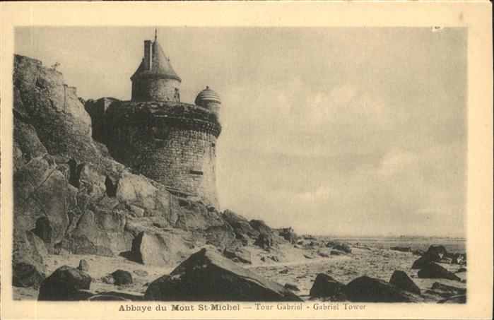 Mont-Saint-Michel Tour Gabriel