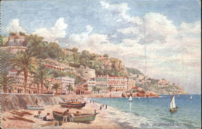 Nice Alpes Maritimes Prpmenade du Midi Schiff