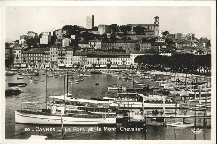 Cannes Alpes-Maritimes Port Mont Chevalier