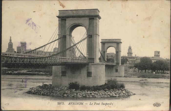 Avignon Vaucluse Pont Suspend