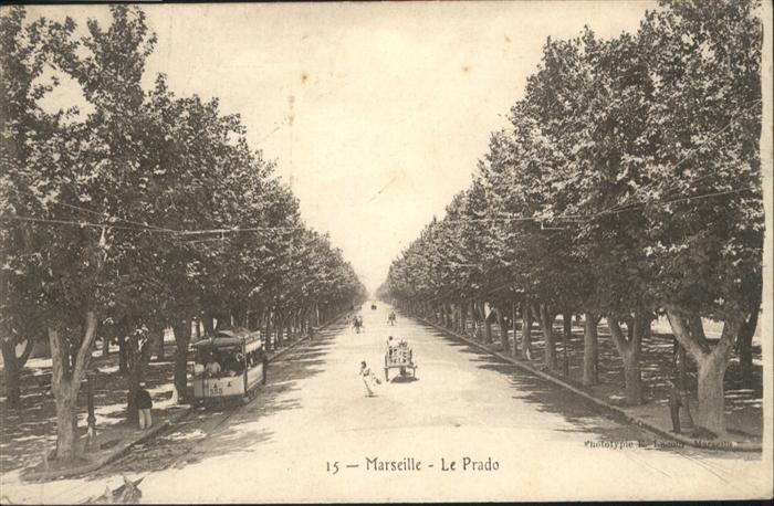 Marseille Bouches-du-Rhone Prado Strassenbahn