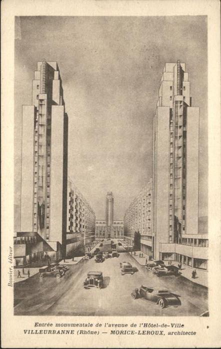 Villeurbanne Hotel de Ville Morice Lerroux