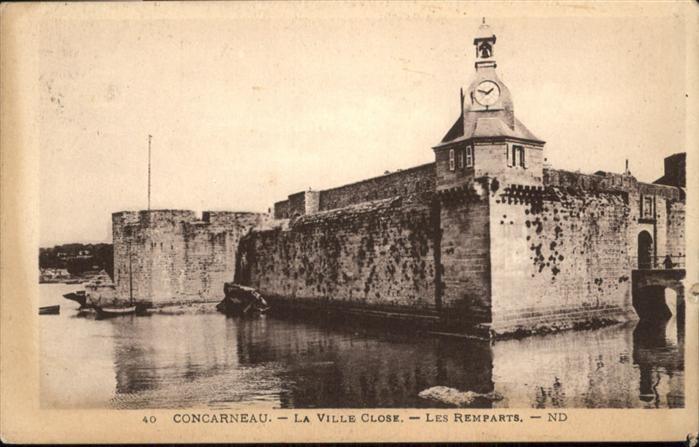 Concarneau Finistere Ville Close
Les Remparts