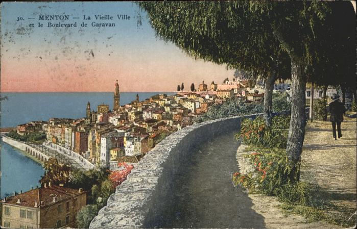 Menton Alpes Maritimes Vieille ville
Boulevard de Garavan