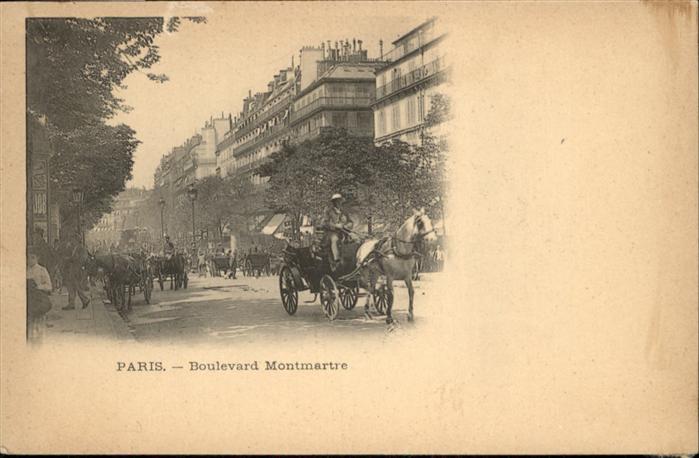 Paris Boulevard Montmartre