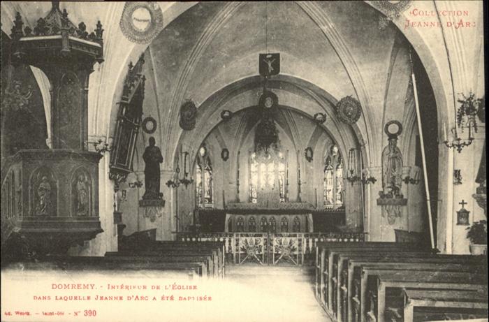 Domremy-la-Pucelle Vosges Eglise Laquelle Jeanne d_Arc 
Jeanne d