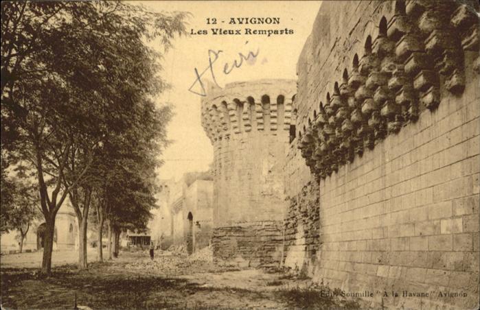 Avignon Vaucluse Vieux Remparts