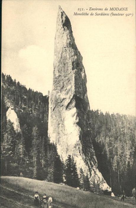 Modane Environs de odane
Monolithes de Sardiè
