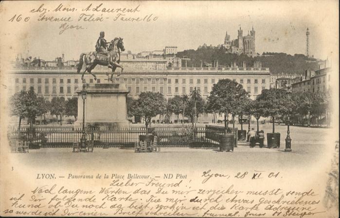 Lyon France Place Bellecoeur