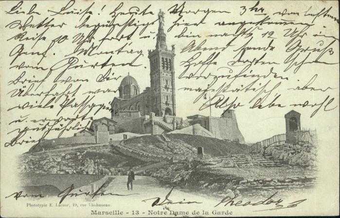 Marseille Bouches-du-Rhone Notre Dame de la Garde
