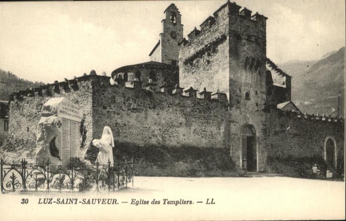 Luz-Saint-Sauveur Hautes Pyrenees Eglise des Templiers