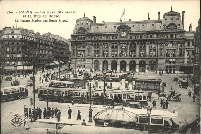Paris Gare Saint lazare
Rue de Rome