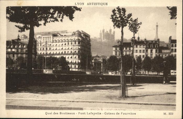 Lyon France Quai des Broiteaux
Pont Lafayette
Cot