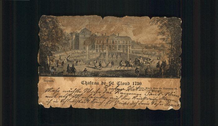 Saint-Cloud-en-Dunois Chateau de Saint Cloud 1730