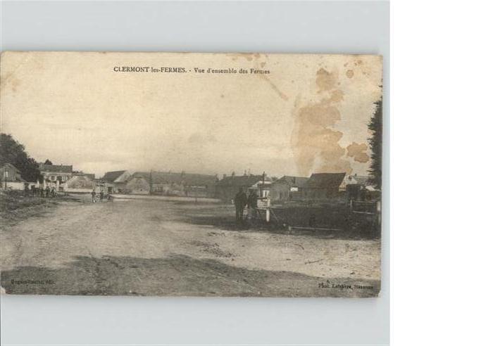 Clermont-les-Fermes vue ensembls des Fermes