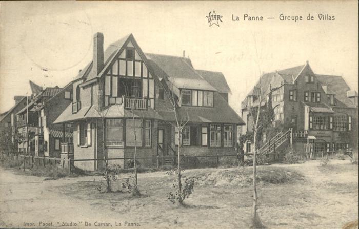 Bruxelles Bruessel la Panne
Groupe de Villas