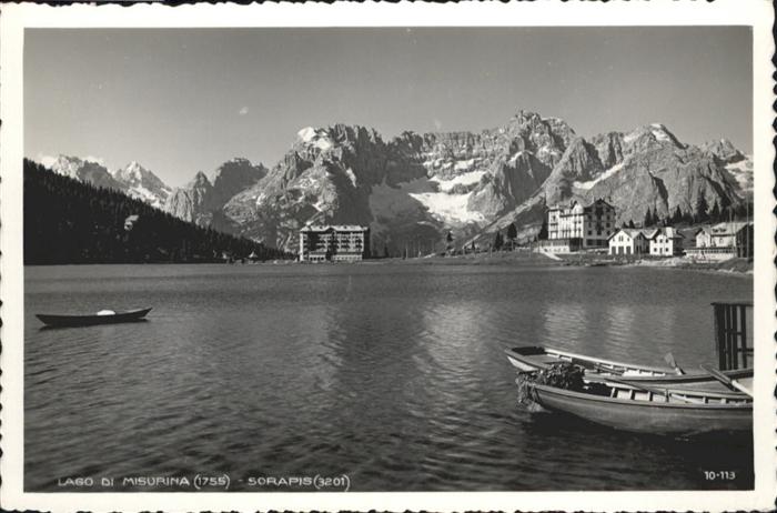 Sorapiss Lago Di Misurina