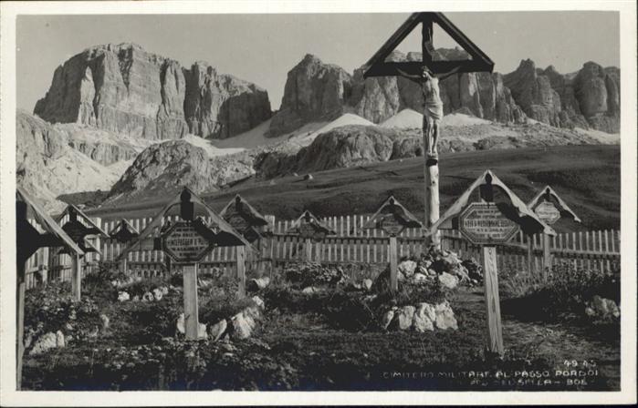 Passo Pordoi Cimitero Militare