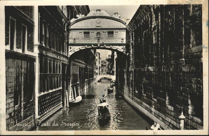 Venezia Venedig Pont des Sospiri