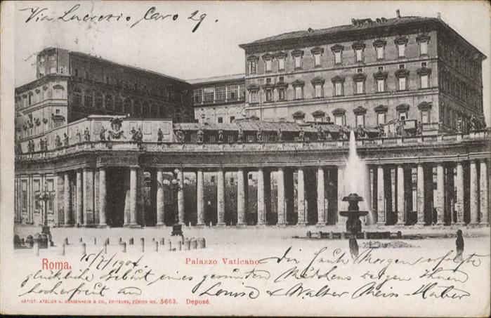 Rom Roma Pallazo Vaticano