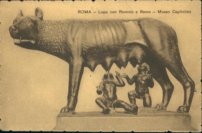 Rom Roma Lupa con Romolo e Remo Museo Capitolino