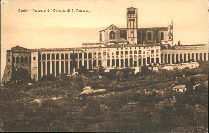 Assisi Umbria Panorama del Conpenio di Francesco