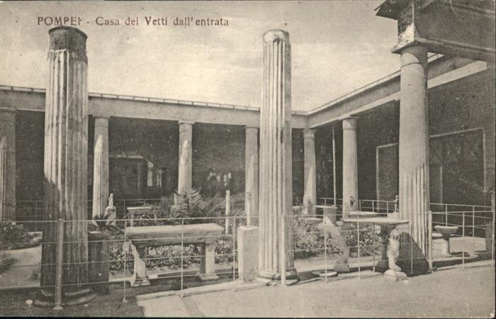 Pompei Casa del Vetti dalL entrata