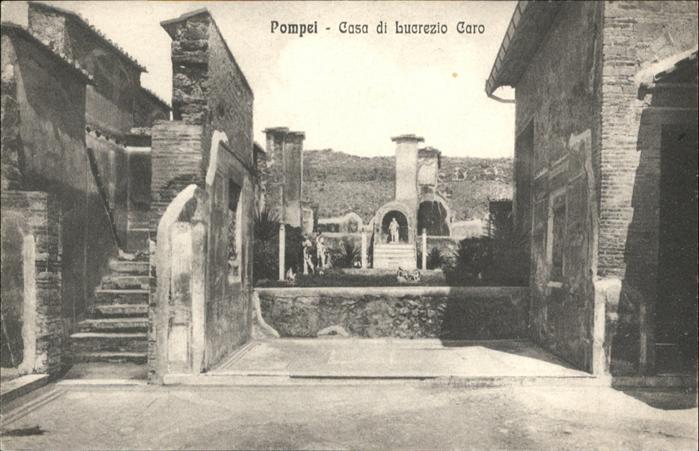 Pompei Casa di buerezio Caro