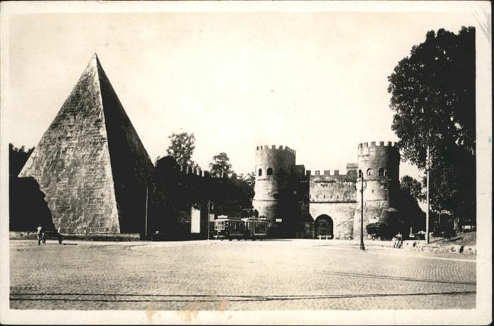 Rom Roma Piramide di Calo Cestio NZ3