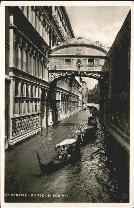 Venezia Venedig Ponte Des Sospiri Seufzerbruecke