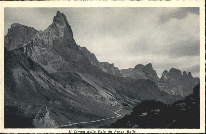 Dolomiti Cimon della Pala da Passo Rolle