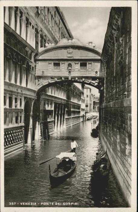 Venezia Venedig Seufzerbruecke Pont des Soupirs