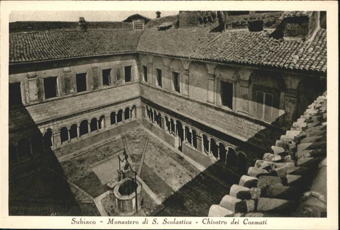 Subiaco Monastero di S. Scolastica